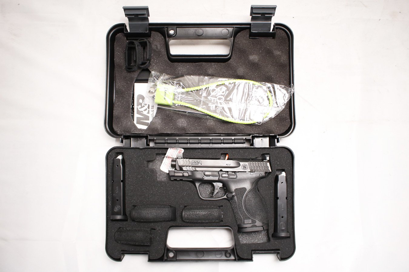 SMITH AND WESSON M&P9 M2.0 Compact 9mm Optic Ready Law Enforcement Used Sample Pistol with Original Box and Three Magazines